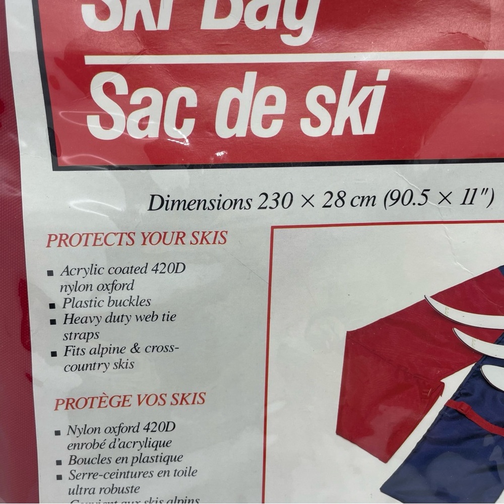 Red Ski Bag - Picture 3 of 5